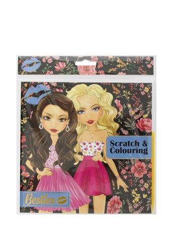 Sense Skrapa Och Målarbok Ark 20X20 Cm - Multi/patterned - ONE SIZE