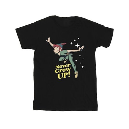 Disney Girls Peter Pan Never Grow Up Bomull T-shirt 5-6 år B