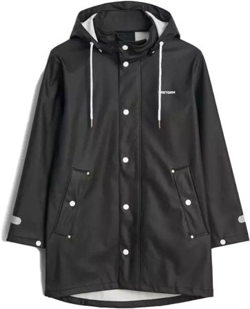 Tretorn Wings Rainjacket Junior lasten sadetakki, musta