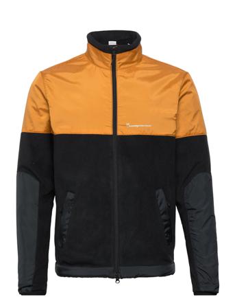 Polar Fleece Over D Zip Sweat Patterned Knowledge Cotton Apparel