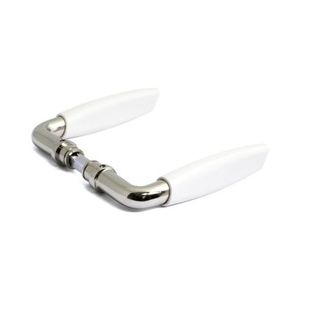 Habo 2303 Dørhåndtak hvit, Innfesting