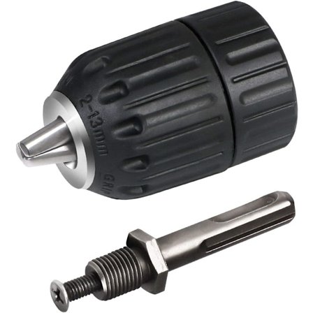 Porakoneistopatruuna, 1,5-13 mm pikaliitin iskuporakoneen adapteri, nopea