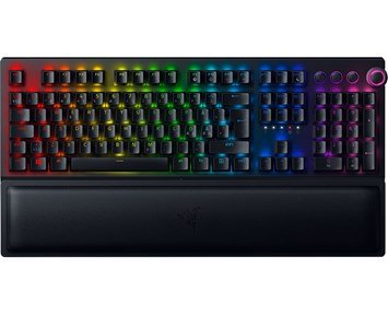 Razer BLACKWIDOW V3 PRO - GREEN SWITCH - Trådlöst mekaniskt RGB-tangentbord med ABS-tangenter