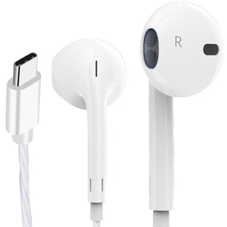 Effektfulla Slittåliga Type-C In-Ear Hörlurar