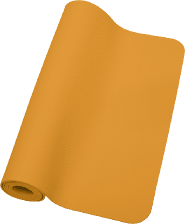 Casall Exercise Mat Balance 4mm PVC Free Training equipment Yellow OneSize