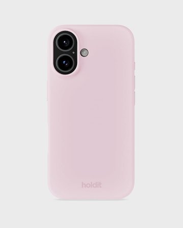 HOLDIT Silicone Case iPhone 16 Pale Pink, Tøj & Bolig, Elektronik, Telefon & Mobiltilbehør