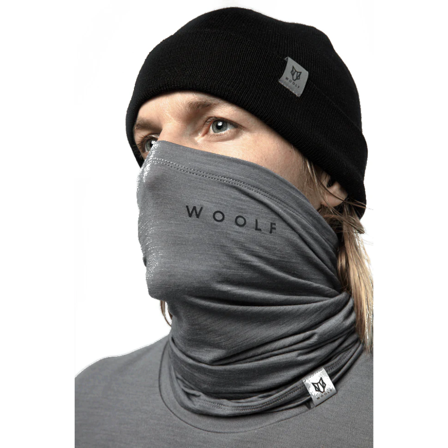 Woolf Merino Tinden Neck Gaiter Grey