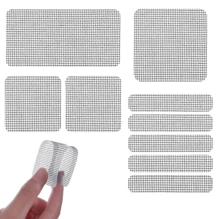 15 stk. Flue Reparationssæt, Vindue Dør Lap Reparation, Selvklæbende Fiberglas Reparation, Flue Lappe, Myggenet Til Reparation Pletter, Forhindre Myg