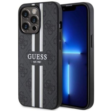 Guess iPhone 13 Pro Max Mobilskal MagSafe 4G Printed Stripes - S