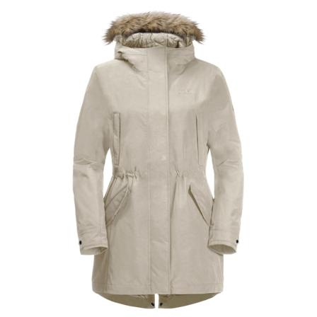Jack Wolfskin Women's Wildwood Parka Women synthetic-lined parkas Grey M
