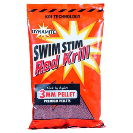 Dynamite Baits Swim Stim Pellets Red Krill 900g - 3mm