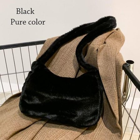 Axel Crossbody-väskor Underarmsväska SVART PURE COLOR PURE COLOR