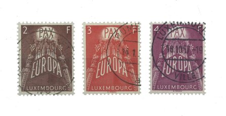 Luxembourg 1957 - Stemplet - MICHEL 572-74