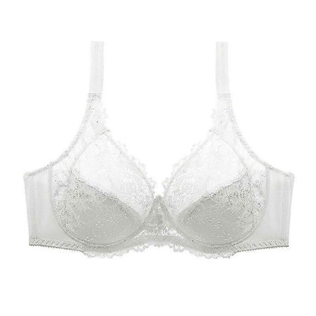 Plus Size Dame Undertøj BH Transparent Sexet Blonde 36 38 40 42 44 46 E F Cup Damer BH