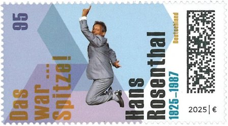 Tyskland - Hans Rosenthal - Postfrisk frimærke