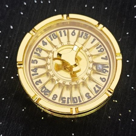 D&D Metal Fingerspids Gyro Roulette Terninger til Dungeons and Dragons, Spinner Metal Terninger, Roterende Roulette Terninger til gavebordspil