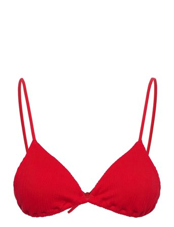 Swim Wirefree Triangle T-Shirt Bra Red Chantelle Beach