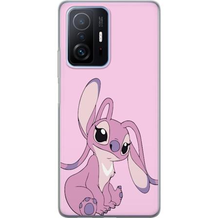 Xiaomi 11T Gjennomsiktig deksel Stitch rosa