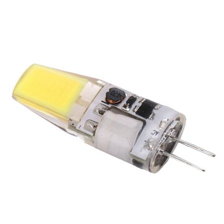 G4 LED COB-lampa 5W 600LM Silikon Ljuskrona Taklampa Glödlampa AC/DC 12V 4,2x1,3cmKall Vit 6000‐6500K