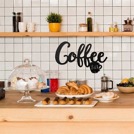 Metal Hængende Kaffebar Vægskilt Pot Hoved Hængende Skilt Men Først Kaffe Metal Skilt Kaffestation