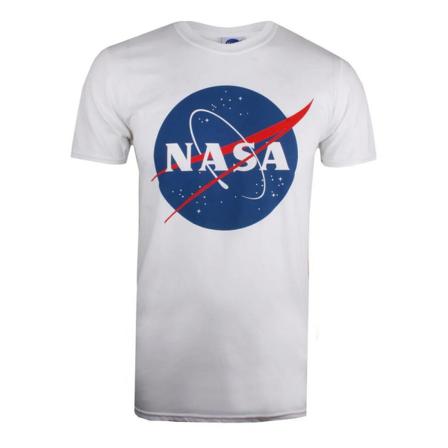 Nasa Circle Logo T-shirt För Män Xxl Vit