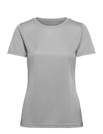 Women Core Functional T-Shirt S/S T-shirts & Tops Short-sleeved Harmaa Newline