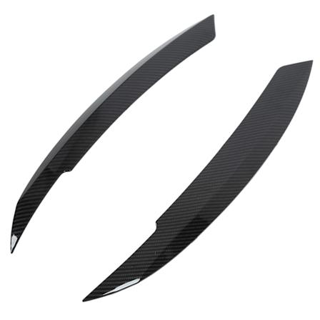 2 stk. Bilforlygte Øjenbryn Kulfiber Stil Venstre Højre Udskiftning til MK6 Sagitar NCS 2010‐2018