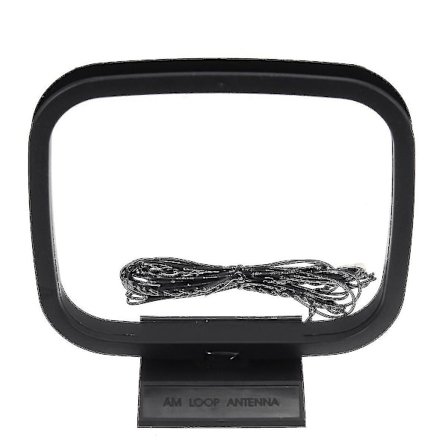 Am3p AM FM Loop Antenne med 3-pins minikontakt for hjemme-lyd- og hjemmekinosystemer forsterker