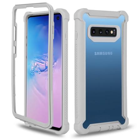 TG Samsung Galaxy S10 - Beskyttende Effektivt Etui (ARMY) Grå