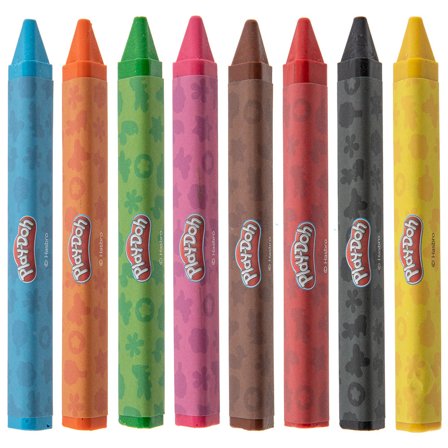 Play-Doh Jumbo Fargestifter 8-pakning