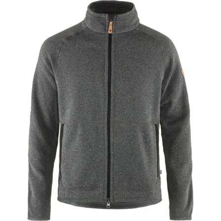 Fjällräven Men's Övik Fleece Zip Sweater Men Mid layer tops Grey M