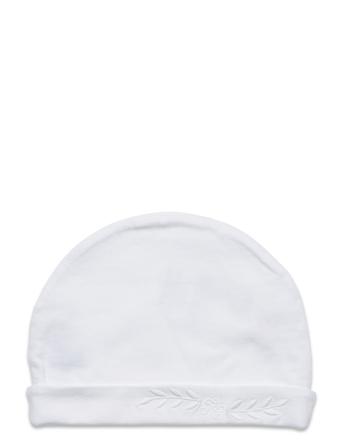 Linge D'antan Knit Cap Accessories Headwear Hats Baby Hats Hvid Tartine Et Chocolat