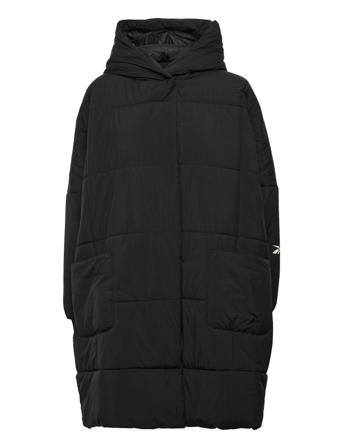 Studio Padded Long Jacket Foret Jakke Sort Reebok Performance
