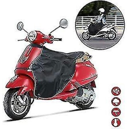 Beinvarmer-forkle, scooter beinvarmer-forkle Universal scooterdeksel Beskyttelsesdeksel mot kulde og regn Vanntett med refleksstripe, i elektrisk V