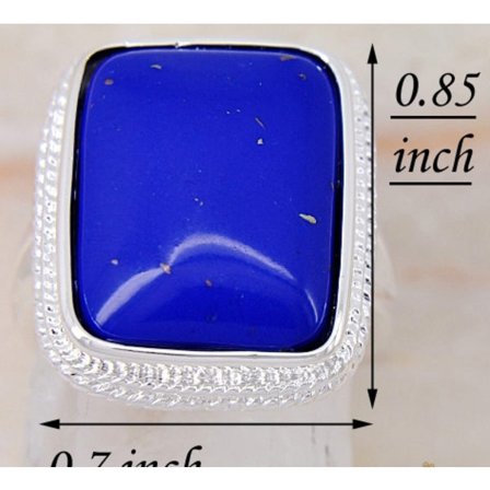 Silver RING turkos ÄDELSTEN