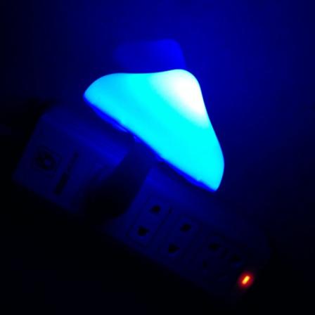 Sensor LED nattlampa Plug In Lamp Svamp Ljus Söt Nig