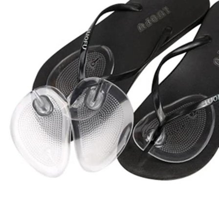 2 par silikon gel såler for flip flops og sandaler, såler