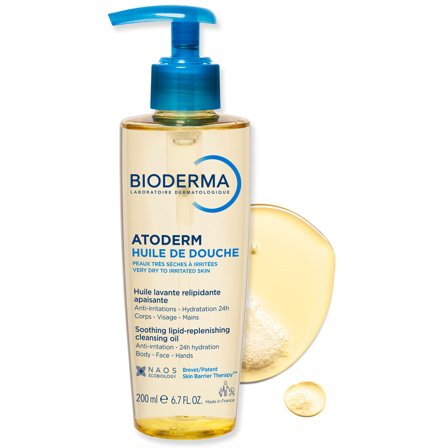 BIODERMA Huile de Douche Olio ultra-nutriente - Anti-irritazioni 200ml - Olio Doccia
