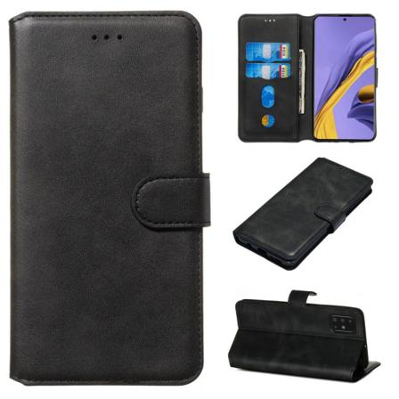 Samsung Galaxy A51 - Plånboksfodral - Svart Black Svart