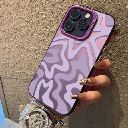 Kompatibelt med iPhone 16 Pro Max Skal, PC Baksida Skyddande Stötsäkert Kompatibelt med iPhone Skal (Blå, iPhone 16 Pro Max)