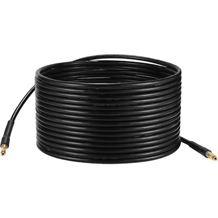 Förlängningsslang för Kärcher K-serie K2 K3 K4 K5 K6 K7 Karcher högtryckstvätt, 15M flexibel snabbkopplingsslang med mässingsändar