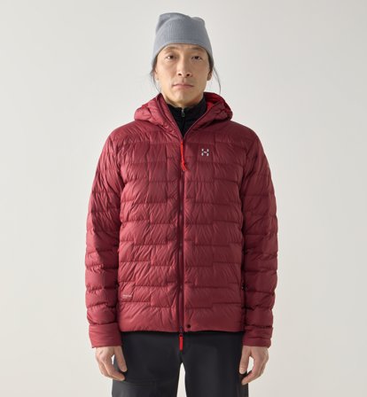 Haglöfs ROC Flash Down Hood Men Carmine Red/Tech Red - Herren - M
