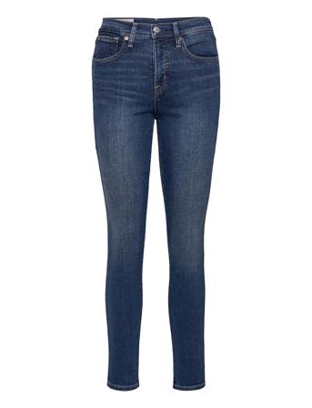 High Rise True Skinny Jeans With Secret Smoothing Pockets Blue GAP