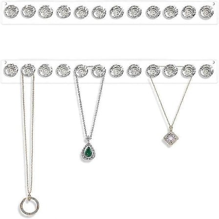 2-pack Halsbandshängare Akryl