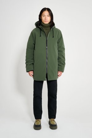 Stockholm Matte Winter Coat Green