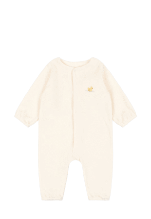 Fanga Fontana Elu Onesie Gots Överdelar & bodies Unisex Vit 6M