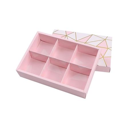 22 x 15 x 5cm Bronse-rosa sjokoladekjeksboks Julegaver Søt kakegave Godteribokser Vesker Jubileumsfest Rosa Pink