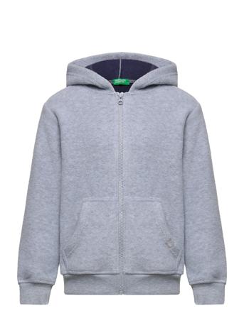 Jacket W/Hood L/S United Colors Of Benetton Grey
