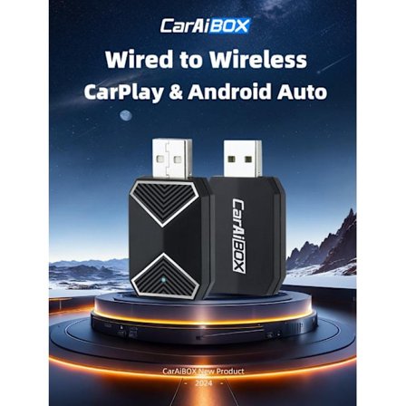 Mini Trådløs CarPlay & Android Auto Adapter til iPhone & Android – Nyd Friheden fra Kabler