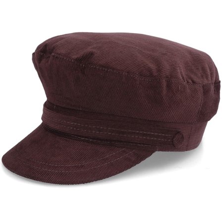 Jaxon & James - Marrón vega Gorra - Corduroy Brown Fiddler Cap @ Hatstore